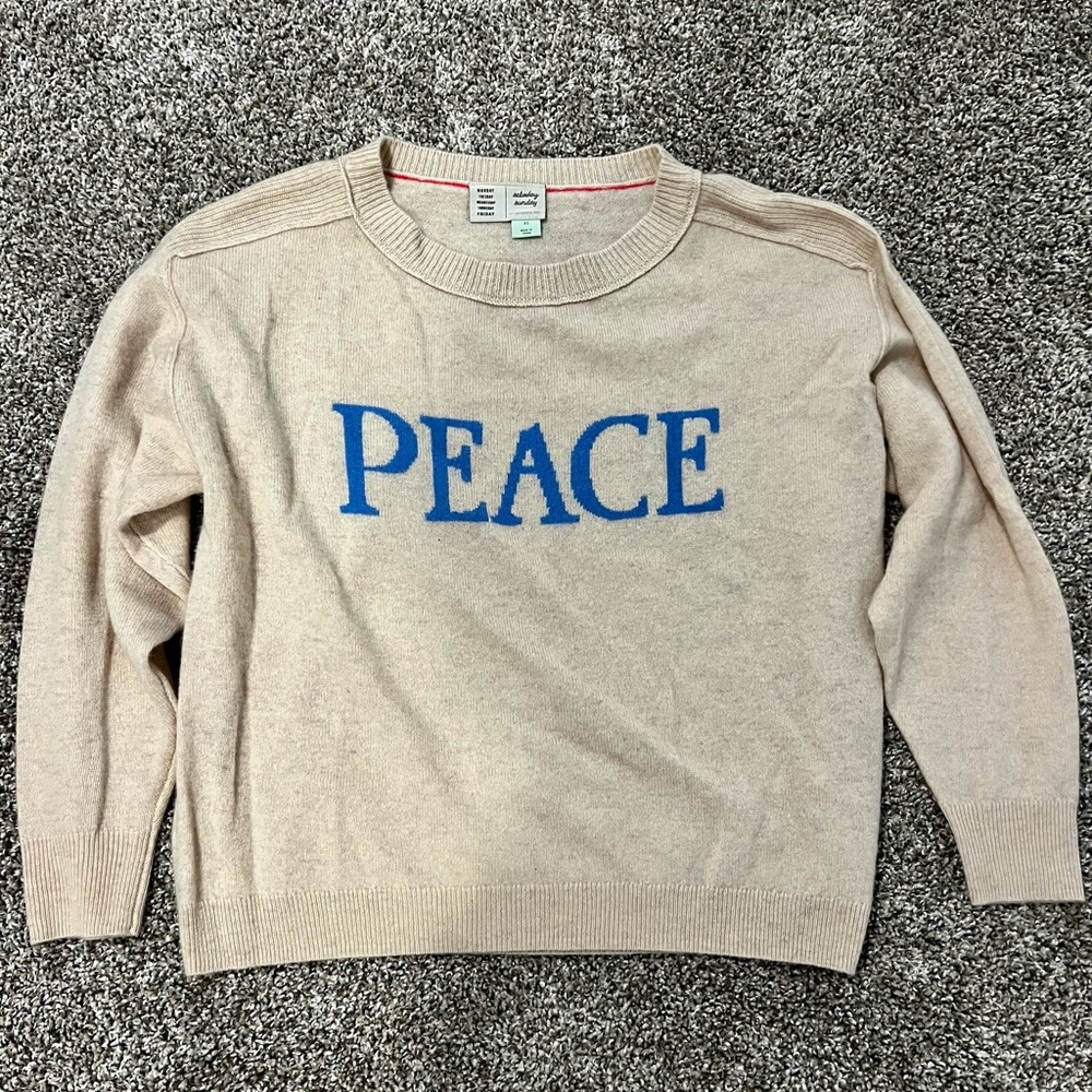 Anthropologie 100% cashmere sweater. Size XS. Worn once.